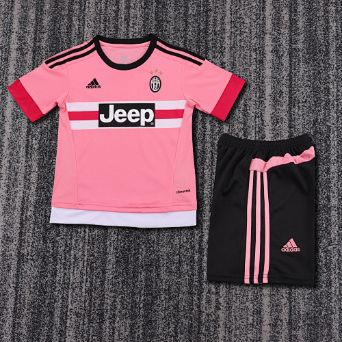 2015/2016 Retro Juventus Away Football Shirt Kids Size 1:1 Thai Quality