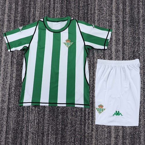 2003/2004 Retro Real Betis Home Football Shirt Kids Size 1:1 Thai Quality