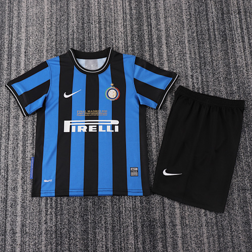2010 Retro Inter Milan Home Football Shirt Kids Size 1:1 Thai Quality