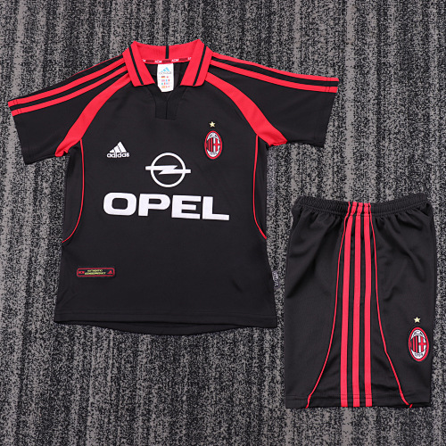 2000/2001 Retro AC Milan Third Away Football Shirt Kids Size 1:1 Thai Quality