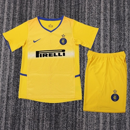 2002/2003 Retro Inter Milan Third Away Football Shirt Kids Size 1:1 Thai Quality