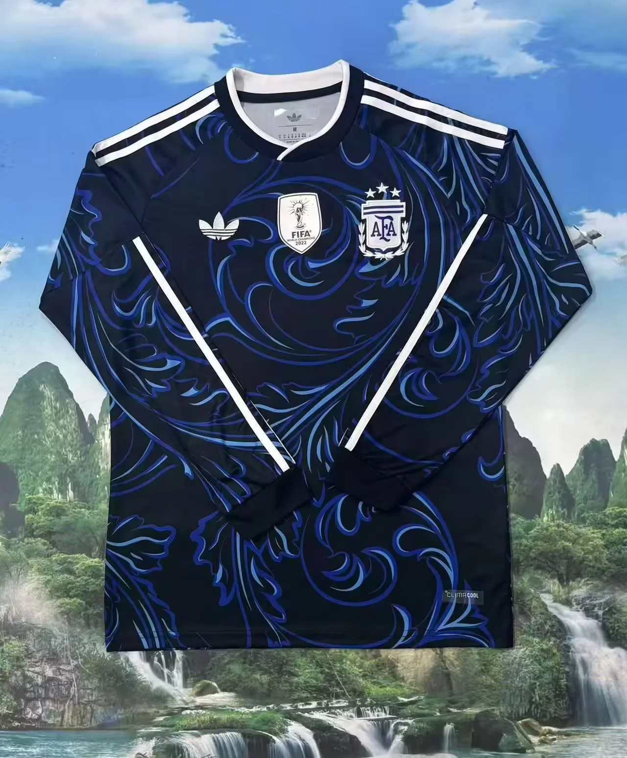 2026 Long Sleeve Argentina Away Football Shirt 1:1 Thai Quality